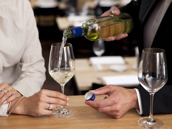 Wine into Wine Glass