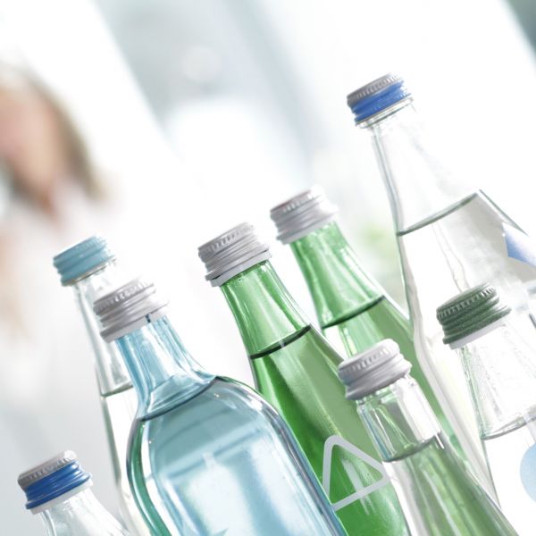 Bottlenecks of water bottles